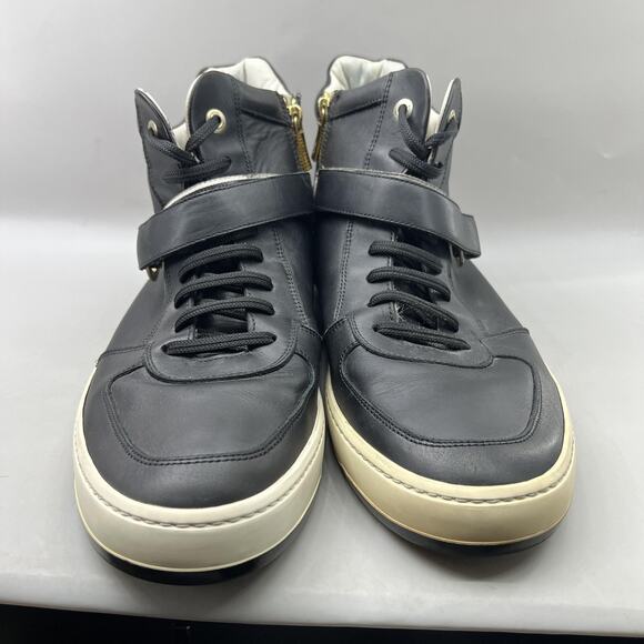 Salvatore Ferragamo Nayon Gancio Shoes Men Size 15 D Black High Strap Sneakers main image 11